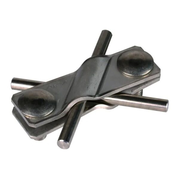 Abrazadera SV StSt (V4A) para Fl 30/30mm / Abrazadera SV de acero inoxidable (V4A) para fleje de 30/30mm DEHN 308229