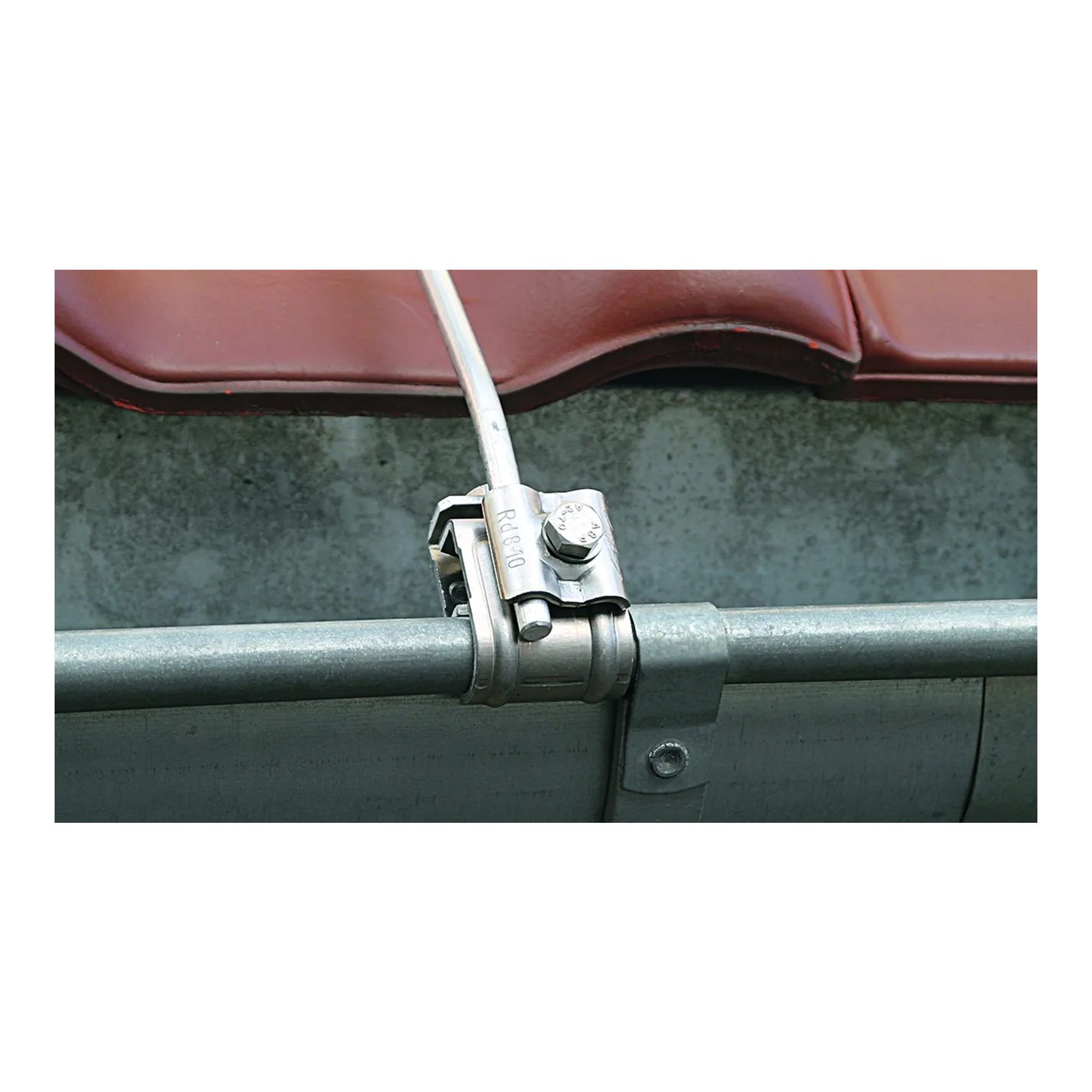 Abrazadera de canalón St/tZn para reborde 16-22mm / Grapa para canalón galvanizada para borde de 16-22mm DEHN 339050 - Imagen 3