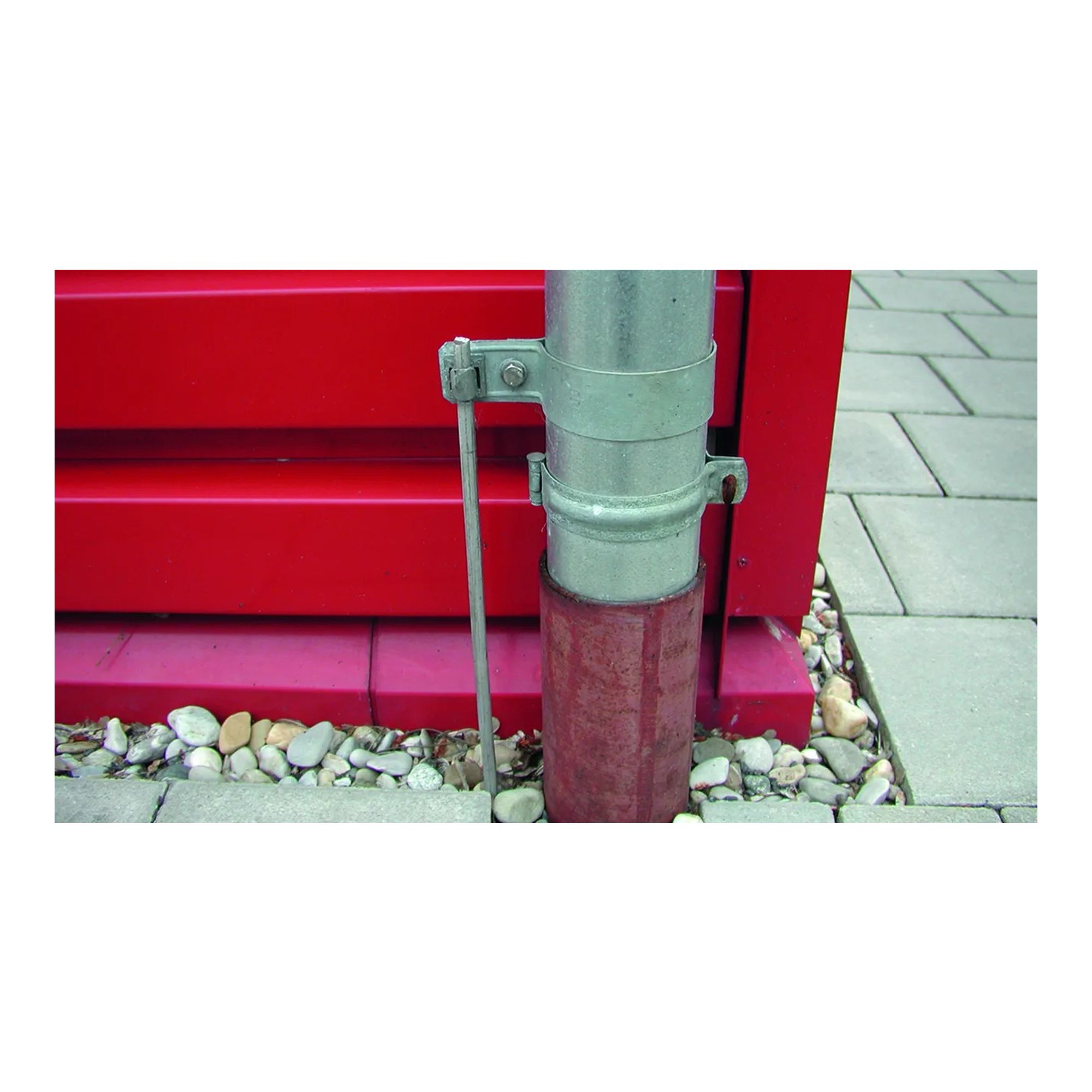 Abrazadera para tubo bajante 60-150mm DEHN 423020 - Imagen 3