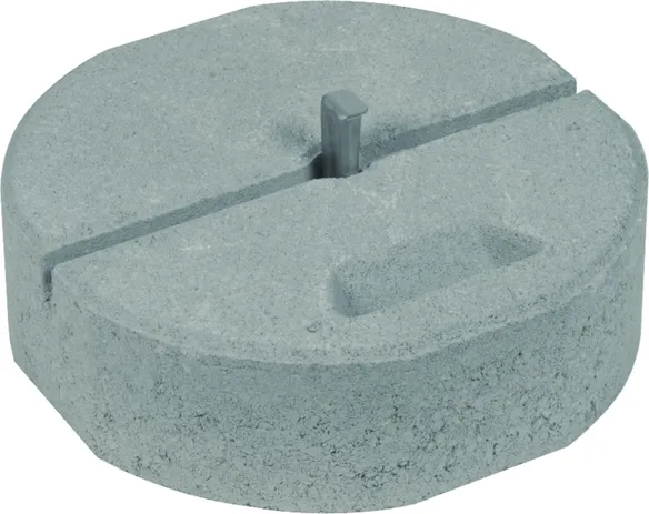 Base de concreto C45 55 de 17 kg para montaje de cuña DEHN 102010