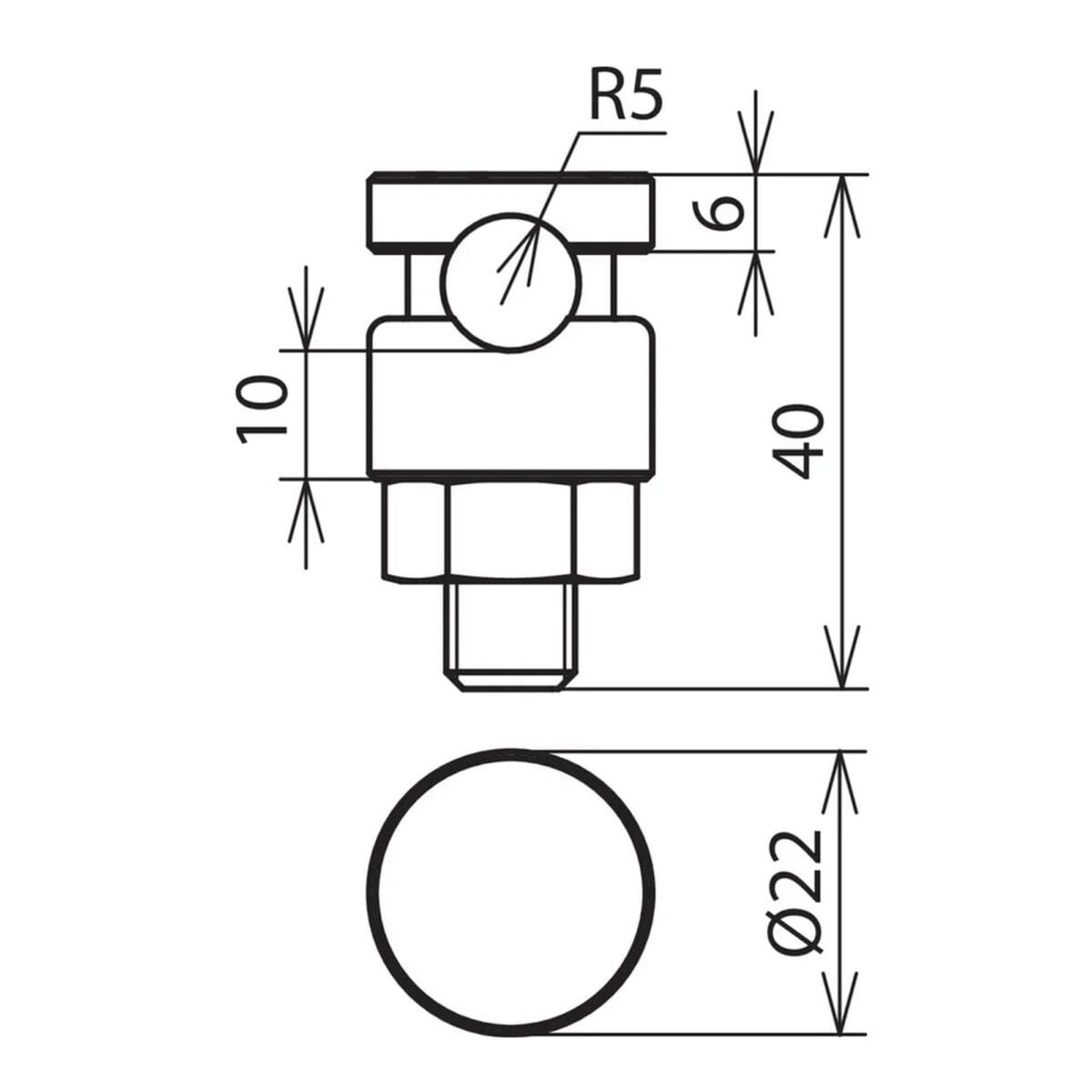 Conector KS StSt para Rd 6-10mm / Conector KS de acero inoxidable para cable redondo de 6-10mm DEHN 301009 - Imagen 2