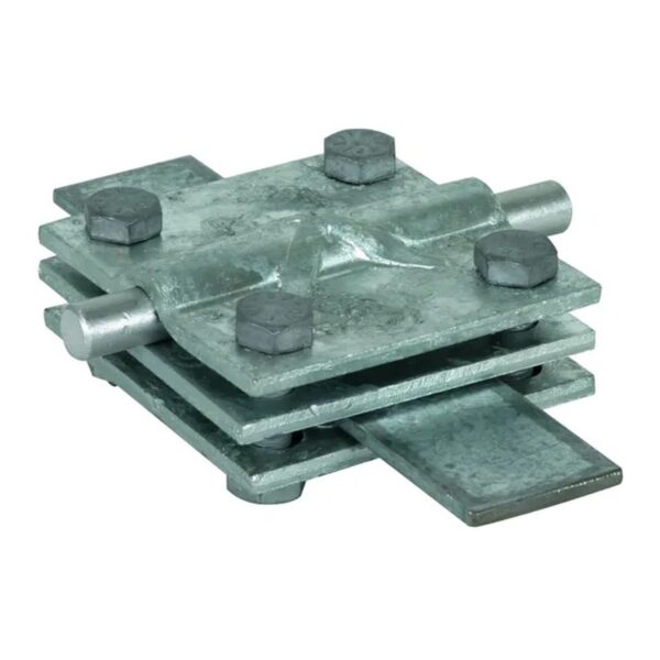 Conector variable St/tZn para Rd 8-10/Fl 30-40mm DEHN 321045