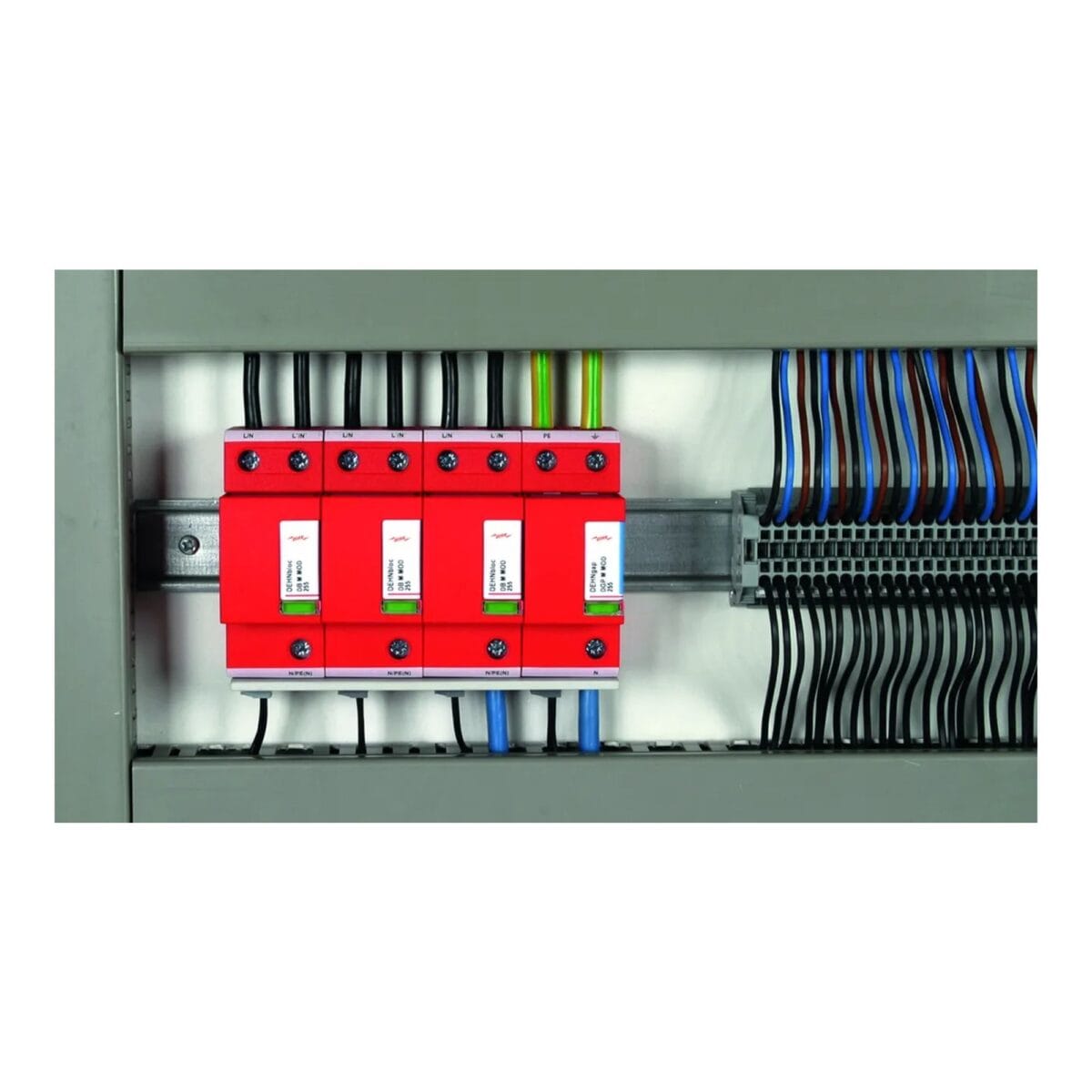 DEHNbloc modular/Descargador de corriente de rayo unipolar, modular, coordinado, (Clase I para 120 V) DEHN 961115 - Imagen 3