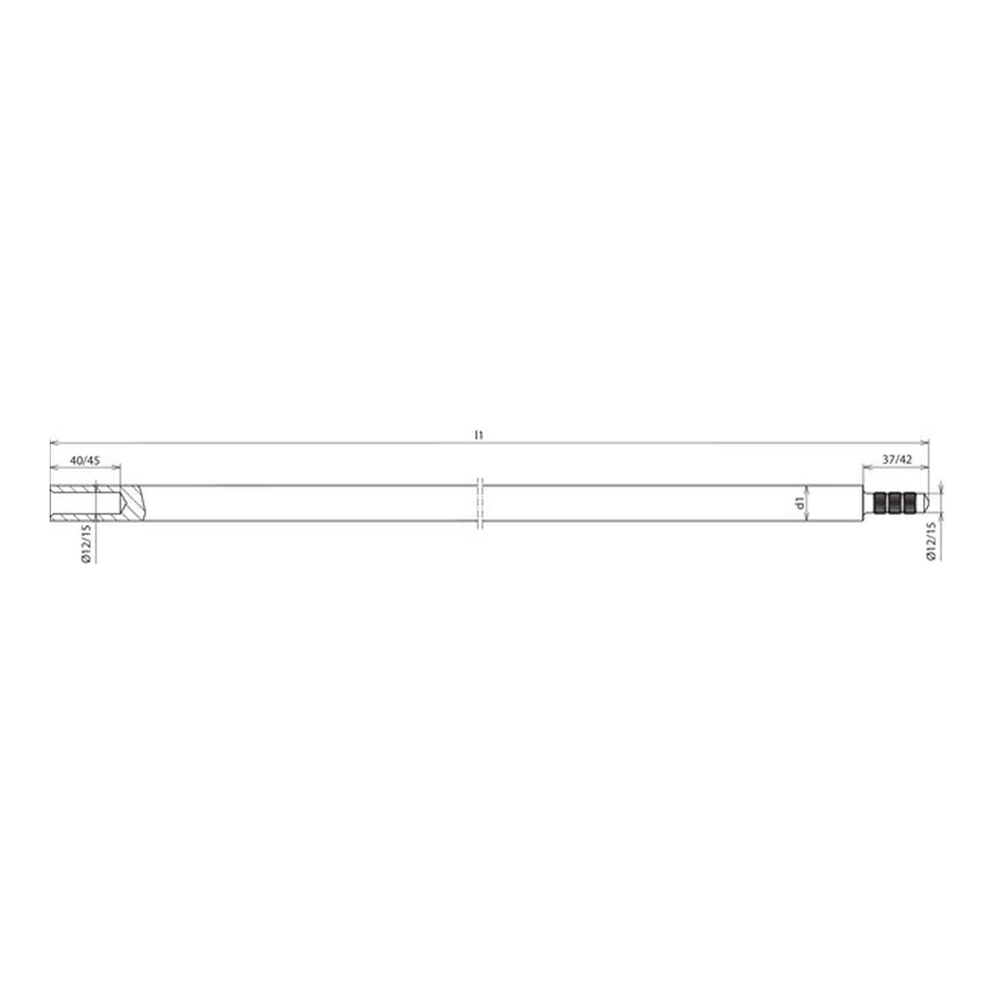 Electrodo de puesta a tierra tipo varilla D 20mm L 1500mm St/tZn DEHN 620151 - Imagen 2