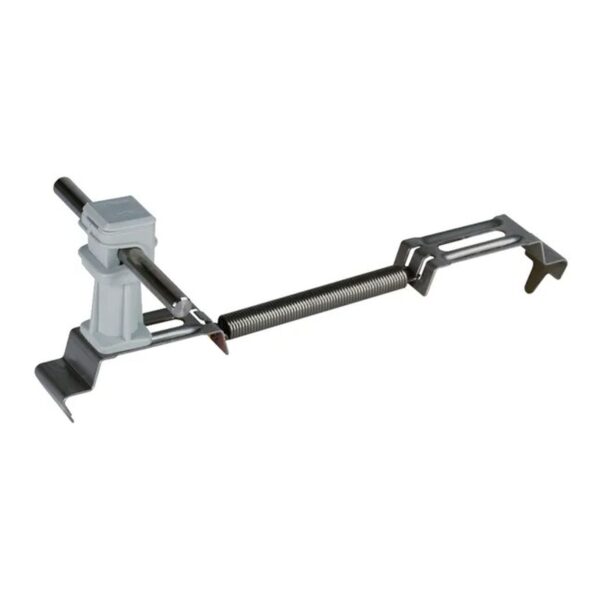 Soporte de conductor de techo SPANNsnap StSt/plástico gris / Abrazadera SPANNsnap de acero inoxidable/plástico gris para cable de bajada en techo DEHN 204249