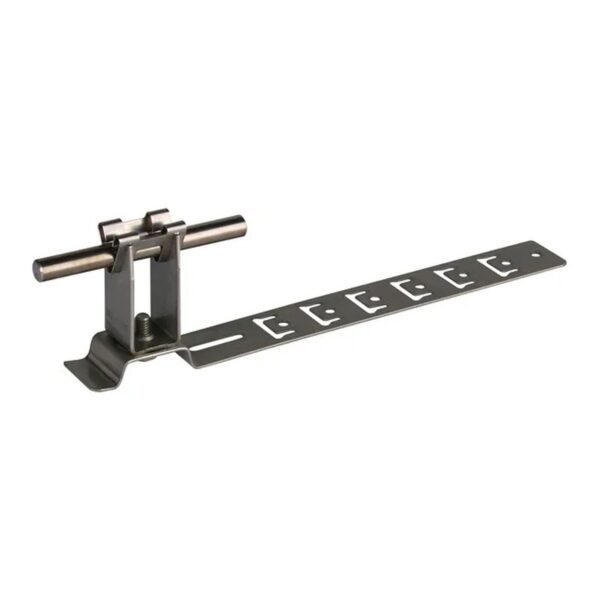 Soporte de conductor de techo UNIgrip StSt / Abrazadera UNIgrip de acero inoxidable para cable de bajada en techo DEHN 206309